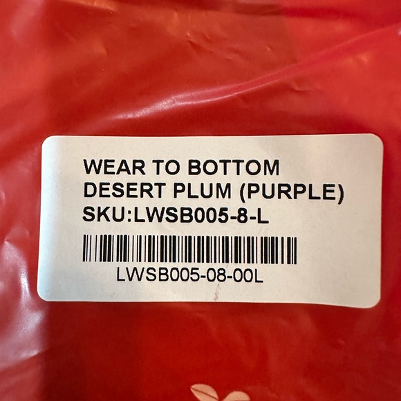 LEFT ON FRIDAY Wear To Bottom - Low Rise, Mid Cut Leg, Medium Bum - Purple - L - Picture 12 of 12